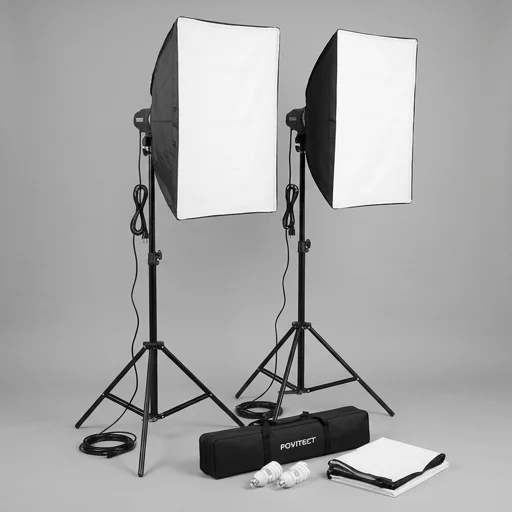 Fovitec 2x Softbox Lighting Kit — view 3